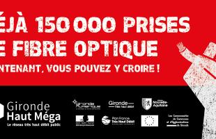 Déjà 150 000 prises de fibre optique