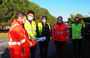 Visite de chantier Lège Cap Ferret