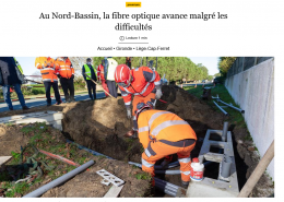 La fibre avance sur le Nord-Bassin