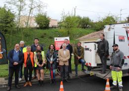 Visite chantier La Réole