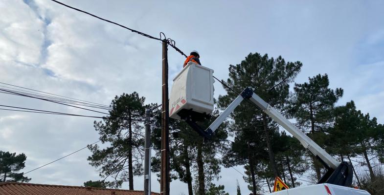 Visite de chantier à Cadaujac